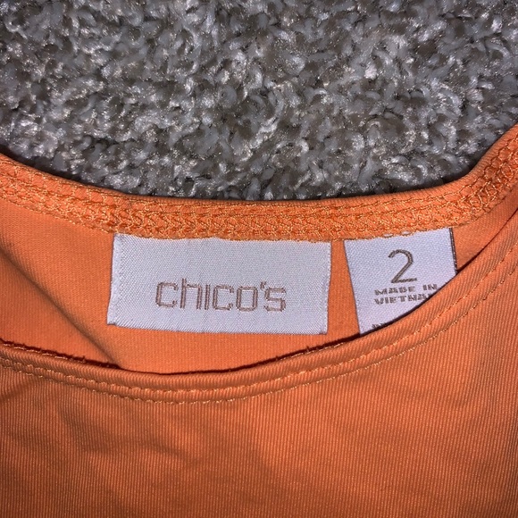 Chico’s Womens Orange Tanktop - Picture 5 of 6